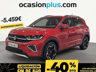 Rojo Usado 2025 VW T-Cross R-line SUV | 23.628 € (Precio justo)