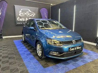 Usado VW Polo Advance 90 CV (66 kW) 2014 Azul Berlina