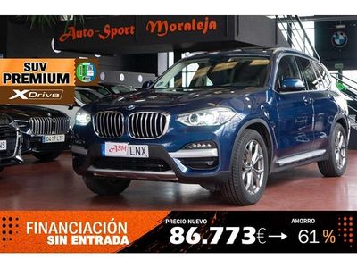 Usado BMW X3 Sport Line 190 CV (139 kW) 2021 Azul SUV