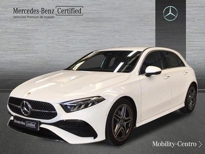 Usado Mercedes A180 AMG line 150 CV (110 kW) 2023 Blanco polar  pintura unicolor