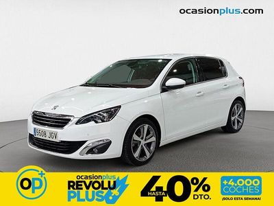Usado Peugeot 308 Allure 156 CV (114 kW) 2015 Blanco Utilitario