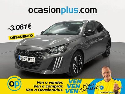 Usado Peugeot 208 Allure 100 CV (73 kW) 2025 Gris Utilitario