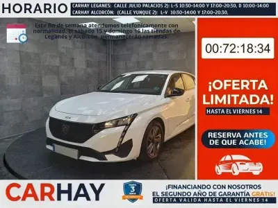 Usado Peugeot 308 Allure 130 CV (95 kW) 2022 Blanco Berlina