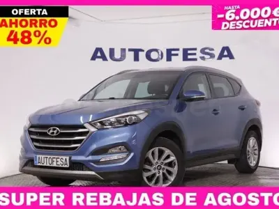 Usado Hyundai Tucson 115 CV (84 kW) 2016 Azul SUV