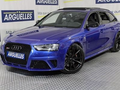 Usado Audi RS4 450 CV (330 kW) 2014 Azul Familiar