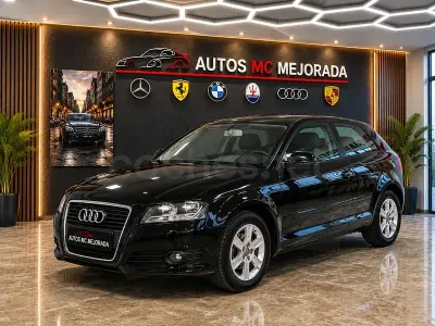 Usado Audi A3 Ambiente 102 CV (75 kW) 2008 Negro Utilitario
