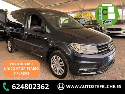 Usado VW Caddy Trendline 102 CV (75 kW) 2020 Azul Monovolumen