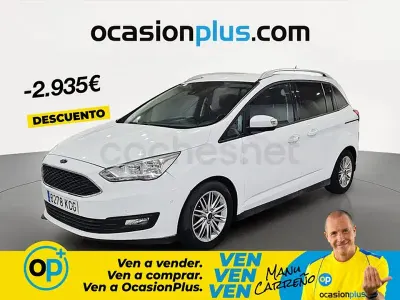 Usado Ford Grand C-Max Trend 125 CV (91 kW) 2017 Blanco Monovolumen