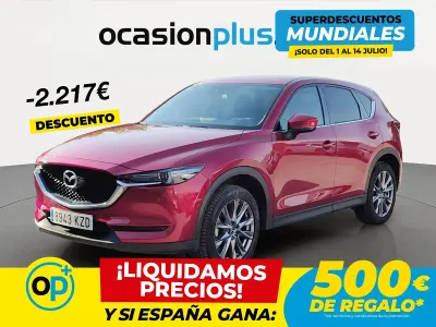 Usado Mazda CX-5 150 CV (110 kW) 2019 Rojo SUV