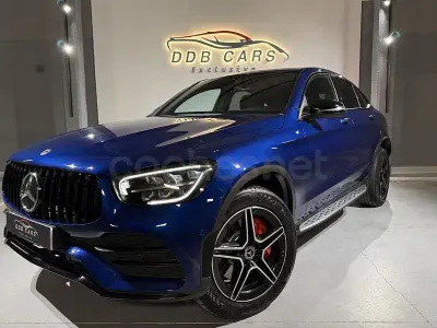 Usado Mercedes GLC300e 320 CV (235 kW) 2020 Azul SUV
