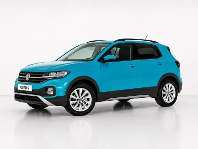 Usado VW T-Cross Advance 110 CV (80 kW) 2022 Azul SUV