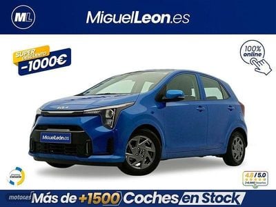 Azul Usado 2024 Kia Picanto Utilitario | 13.985 € (Un poco caro)