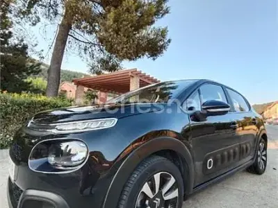 Usado Citroën C3 Feel 82 CV (60 kW) 2019 Negro Utilitario