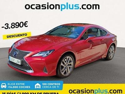 Usado Lexus RC300h Executive Line 223 CV (164 kW) 2021 Rojo Coupe