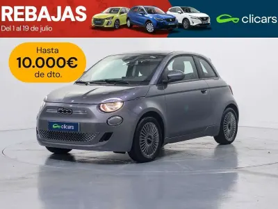 Usado Fiat 500e Icon 86 kW (118 CV) 2022 Gris Utilitario