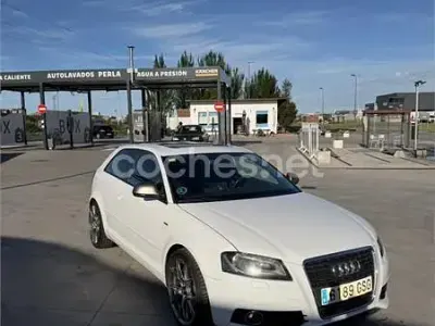 Usado Audi A3 Attraction 125 CV (91 kW) 2009 Blanco Utilitario