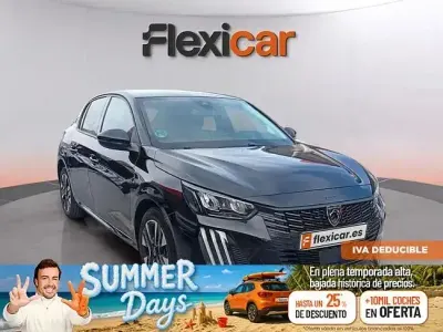 Usado Peugeot 208 Allure 100 CV (73 kW) 2025 Negro Utilitario