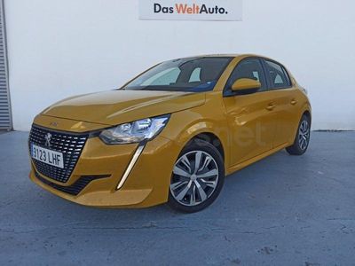 Usado Peugeot 208 Active 100 CV (73 kW) 2020 Amarillo Utilitario