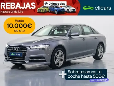 Usado Audi A6 218 CV (160 kW) 2017 Gris Berlina