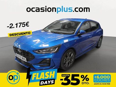 Usado Ford Focus ST-Line 125 CV (91 kW) 2023 Azul Berlina