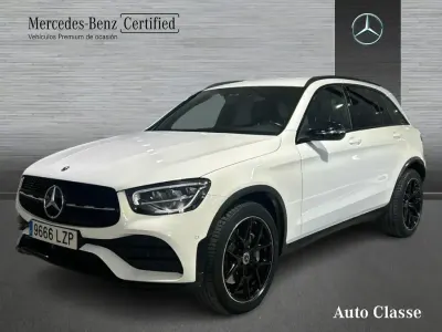 Usado Mercedes GLC300 AMG line 245 CV (180 kW) 2022 Blanco SUV