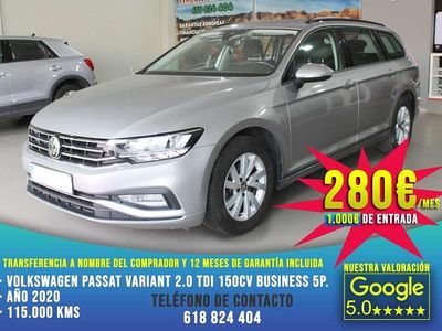 Gris Usado 2020 VW Passat Executive Familiar | 19.490 € (Precio justo)