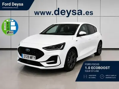 Usado Ford Focus ST-Line 125 CV (91 kW) 2023 Blanco Berlina