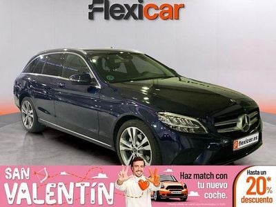 Usado Mercedes C220 194 CV (142 kW) 2019 Azul Familiar