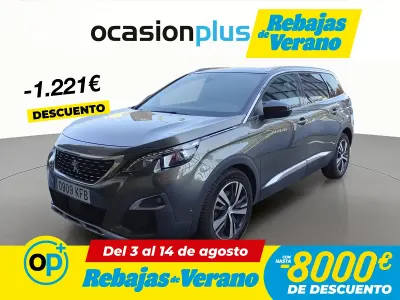 Usado Peugeot 5008 GT-line 165 CV (121 kW) 2017 Verde SUV