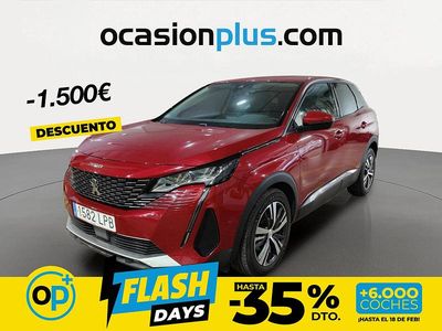 Rojo Usado 2021 Peugeot 3008 Allure Recogida | 16.500 € (Precio justo)