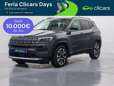 Usado Jeep Compass Longitude 130 CV (95 kW) 2021 Gris SUV