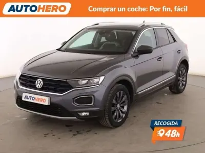 Usado VW T-Roc Sportline 150 CV (110 kW) 2018 Gris SUV