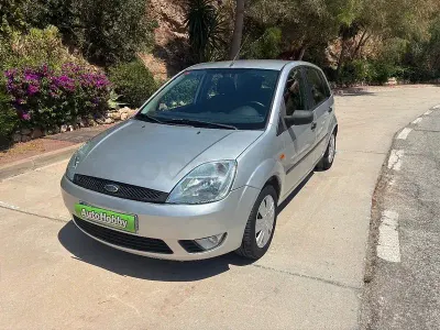 Usado Ford Fiesta Trend 68 CV (50 kW) 2004 Gris / plata Utilitario