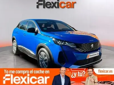 Usado Peugeot 3008 Active 130 CV (95 kW) 2022 Azul SUV