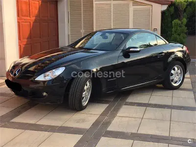 Usado Mercedes SLK200 163 CV (119 kW) 2004 Negro Descapotable