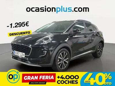 Usado Ford Puma Titanium 125 CV (91 kW) 2022 Negro SUV