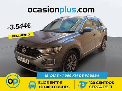 Usado VW T-Roc Sportline 115 CV (84 kW) 2018 Gris / plata SUV