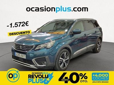 Usado Peugeot 5008 Allure 130 CV (95 kW) 2018 Verde Monovolumen