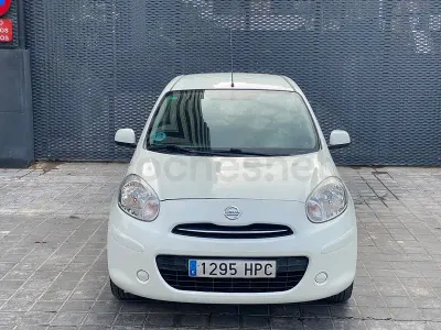 Usado Nissan Micra Acenta 80 CV (58 kW) 2013 Blanco Utilitario
