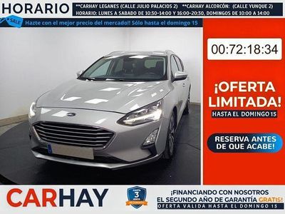 Usado Ford Focus Trend+ 121 CV (88 kW) 2019 Gris Familiar