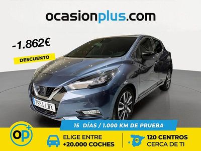 Usado Nissan Micra 92 CV (67 kW) 2022 Gris Utilitario