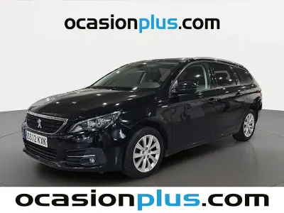 Usado Peugeot 308 SW Style 131 CV (96 kW) 2019 Negro Familiar