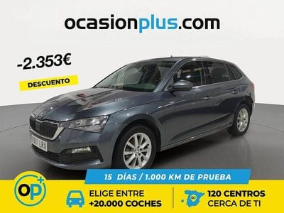 Usado Skoda Scala Ambition 110 HP (80 kW) 2021 Cinzento Citadino