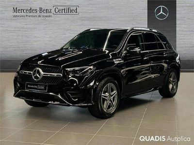 Usado Mercedes GLE300 AMG line 272 CV (200 kW) 2025 Negro obsidiana