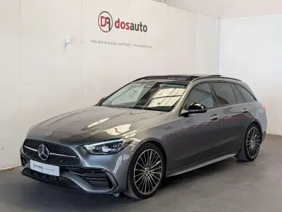 Usado Mercedes C220 200 CV (147 kW) 2022 Gris Familiar