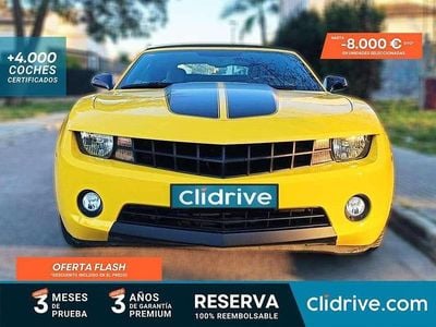Usado Chevrolet Camaro 328 CV (241 kW) 2011 Amarillo Descapotable