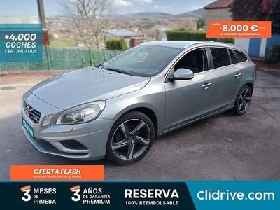 Usado Volvo V60 R-Design 163 CV (119 kW) 2011 Gris Familiar