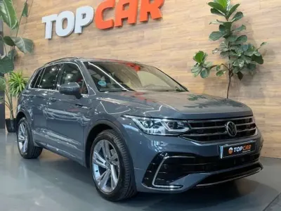 Usado VW Tiguan R-line 150 CV (110 kW) 2021 Gris SUV