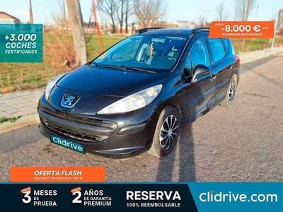 Usado Peugeot 207 95 CV (69 kW) 2008 Negro Familiar