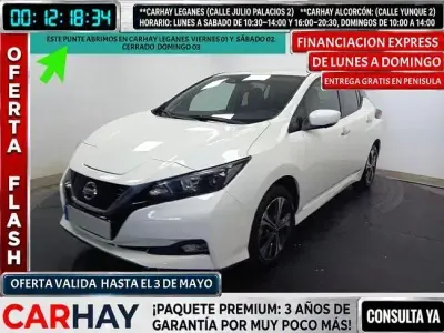 Używany Nissan Leaf N-Connecta 160 kW (218 KM) 2020 Biały Hatchback